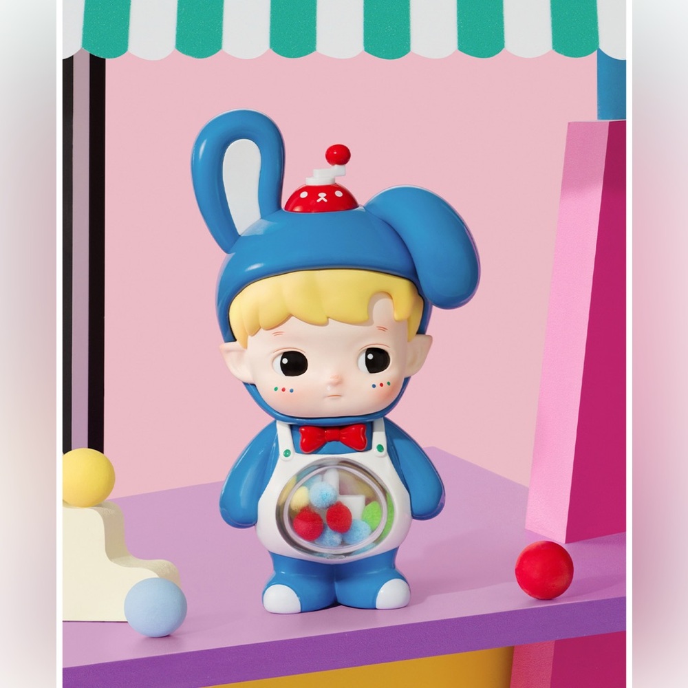 🍧 NOB HACIPUPU Rolling Time Machine Series Figure - POP MART - BUNNY SNOW CONE
